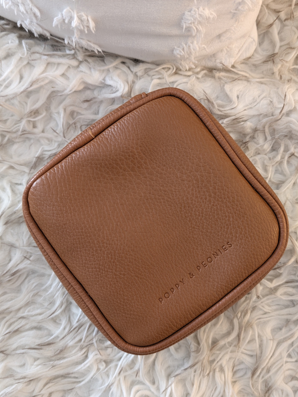 Poppy & Peonies Teched Out Case - Cognac